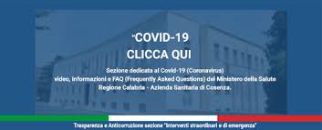 Info Asp Cosenza Covid 19